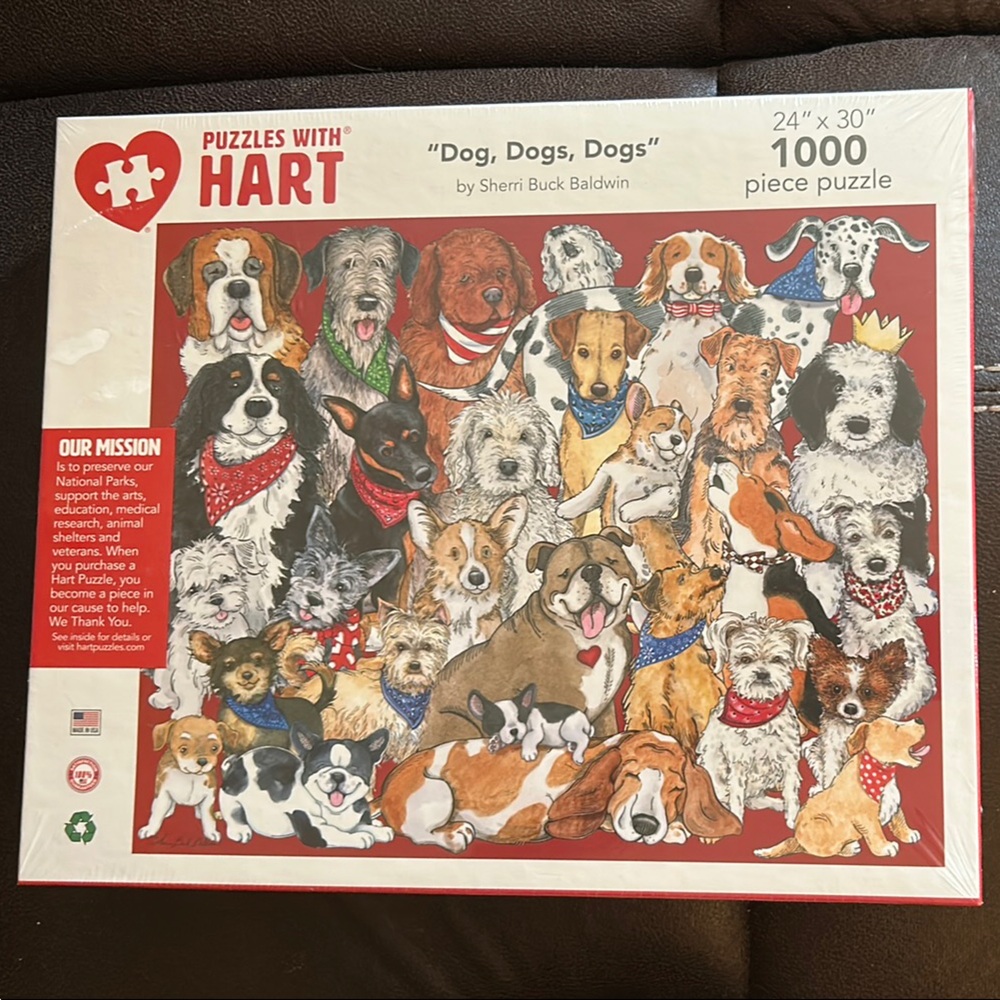 'Dog, Dogs, Dogs' 1000 Piece Puzzle
